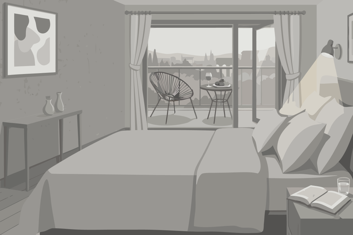One-Bedroom King Suite with Sofa Bed